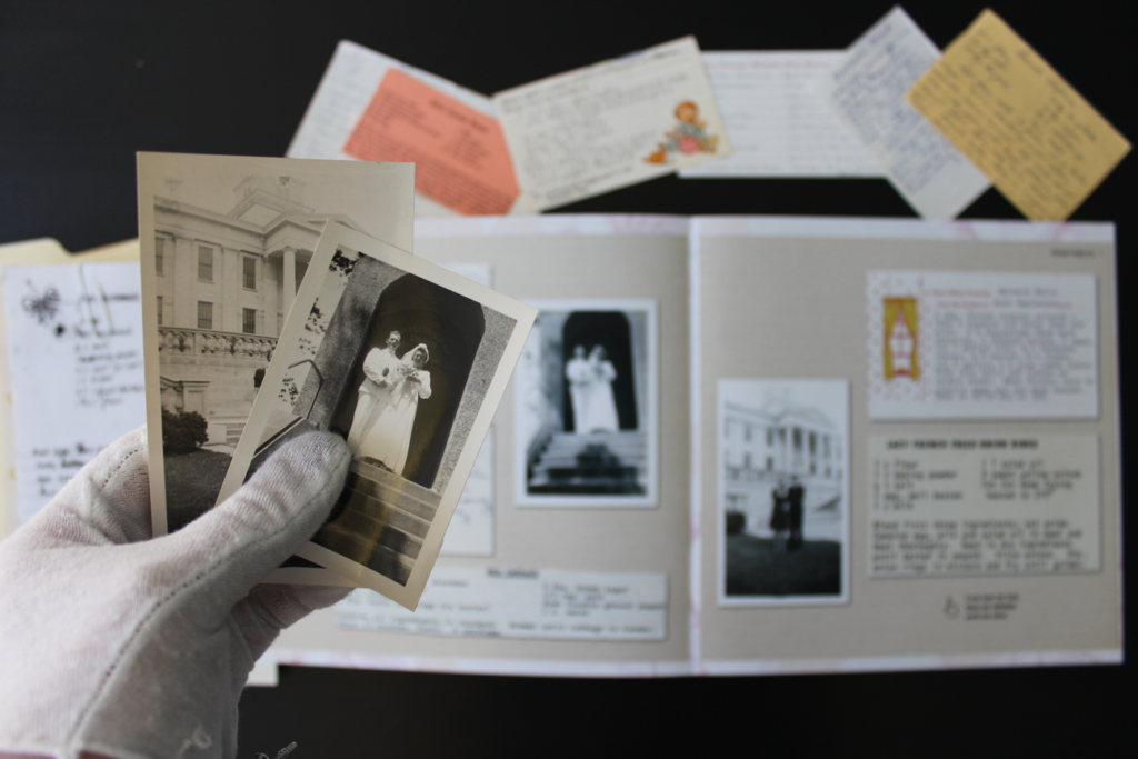 Preserve old memories with restored vintage photos and organized family albums.